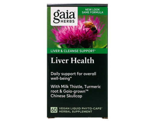 Gaia Herbs Здоровье Печени 60 овощных жидких фито-капсул Gaia Herbs Здоровье Печени 60 овощных жидких фито-капсул