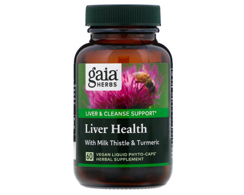 Gaia Herbs Здоровье Печени 60 овощных жидких фито-капсул Gaia Herbs Здоровье Печени 60 овощных жидких фито-капсул