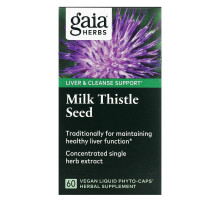 Gaia Herbs Milk Thistle Seed 60 Vegetarian Liquid Phyto-Caps