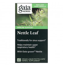 Gaia Herbs Лист крапивы 60 жидких фито-капсул на растительной основе