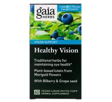 Gaia Herbs Улучшение зрения 60 вегетарианских жидких фито-капсул