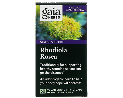 Gaia Herbs Родиола розовая 60 овощных жидких фитокапсул Gaia Herbs Родиола розовая 60 овощных жидких фитокапсул
