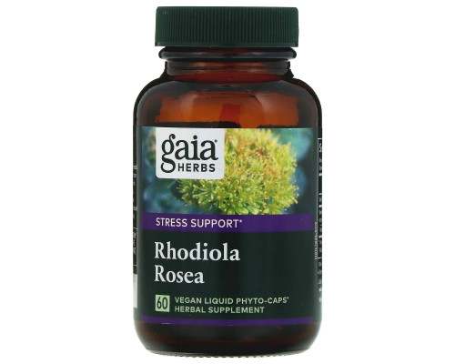 Gaia Herbs Родиола розовая 60 овощных жидких фитокапсул Gaia Herbs Родиола розовая 60 овощных жидких фитокапсул