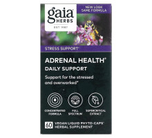 Gaia Herbs Adrenal Health 60 Veggie Liquid Phyto-Caps
