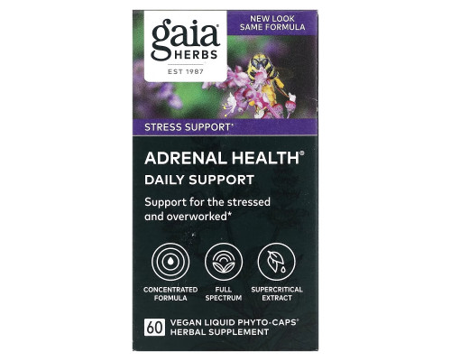 Gaia Herbs Adrenal Health 60 Veggie Liquid Phyto-Caps Gaia Herbs Adrenal Health 60 Veggie Liquid Phyto-Caps