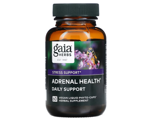Gaia Herbs Adrenal Health 60 Veggie Liquid Phyto-Caps Gaia Herbs Adrenal Health 60 Veggie Liquid Phyto-Caps