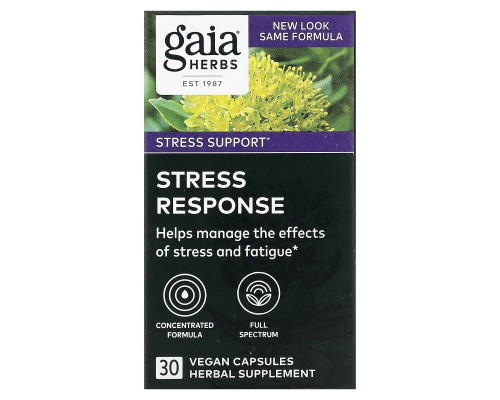 Gaia Herbs Stress Response 30 Vegetarian Liquid Phyto-Caps Gaia Herbs Stress Response 30 Vegetarian Liquid Phyto-Caps