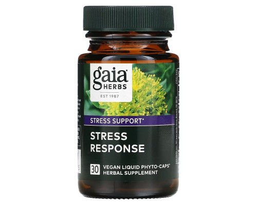Gaia Herbs Stress Response 30 Vegetarian Liquid Phyto-Caps Gaia Herbs Stress Response 30 Vegetarian Liquid Phyto-Caps