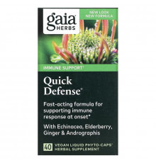 Gaia Herbs Быстрая оборона 40 жидких фито-капсул