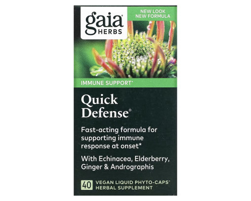 Gaia Herbs Быстрая оборона 40 жидких фито-капсул Gaia Herbs Быстрая оборона 40 жидких фито-капсул