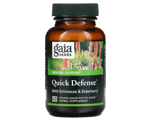 Gaia Herbs Быстрая оборона 40 жидких фито-капсул Gaia Herbs Быстрая оборона 40 жидких фито-капсул