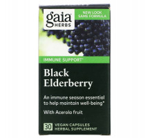 Gaia Herbs Черная бузина 30 жидких капсул