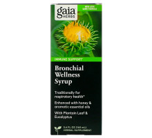 Gaia Herbs Быстрое облегчение травяной сироп для здоровья бронхов 5.4 жидких унций (160 мл)