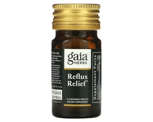 Gaia Herbs, RapidRelief, избавление от рефлюкса, 15 жевательных таблеток Gaia Herbs, RapidRelief, избавление от рефлюкса, 15 жевательных таблеток