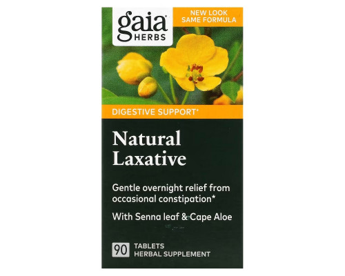 Gaia Herbs, Natural Laxative, 90 Tablets Gaia Herbs, Natural Laxative, 90 Tablets
