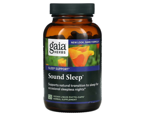 Gaia Herbs, Sound Sleep, 120 Vegan Liquid Phyto-Caps Gaia Herbs, Sound Sleep, 120 Vegan Liquid Phyto-Caps