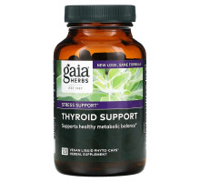 Gaia Herbs Средство для поддержки щитовидной железы 120 вегетарианских жидких фито-капсул