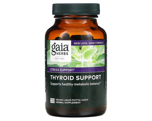 Gaia Herbs Средство для поддержки щитовидной железы 120 вегетарианских жидких фито-капсул Gaia Herbs Средство для поддержки щитовидной железы 120 вегетарианских жидких фито-капсул