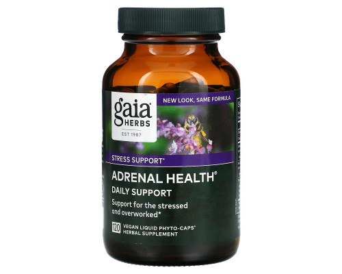 Gaia Herbs Здоровье надпочечников 120 жидких растительных фитокапсул Gaia Herbs Здоровье надпочечников 120 жидких растительных фитокапсул
