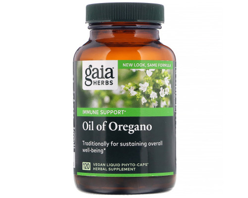 Gaia Herbs, Масло душицы, 120 жидких фито-капсул на растительной основе Gaia Herbs, Масло душицы, 120 жидких фито-капсул на растительной основе