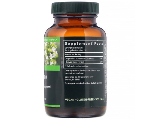 Gaia Herbs, Масло душицы, 120 жидких фито-капсул на растительной основе Gaia Herbs, Масло душицы, 120 жидких фито-капсул на растительной основе