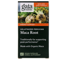 Gaia Herbs Корень маки 60 растительных капсул