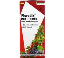 Gaia Herbs, Floradix, Iron + Herbs, Liquid Herbal Supplement, 8.5 fl oz (250 ml)