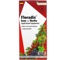 Gaia Herbs, Floradix, Iron + Herbs, 17 fl oz (500 ml)