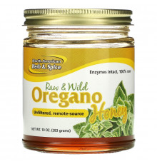 North American Herb & Spice Co., Дикий мед с орегано, 9,40 унций (266 г)