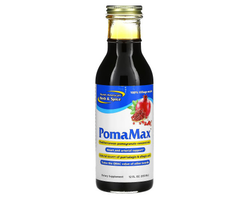 North American Herb & Spice Co., PomaMax, Mediterranean Pomegranate Concentrate, 12 fl oz (355 ml) North American Herb & Spice Co., PomaMax, Mediterranean Pomegranate Concentrate, 12 fl oz (355 ml)