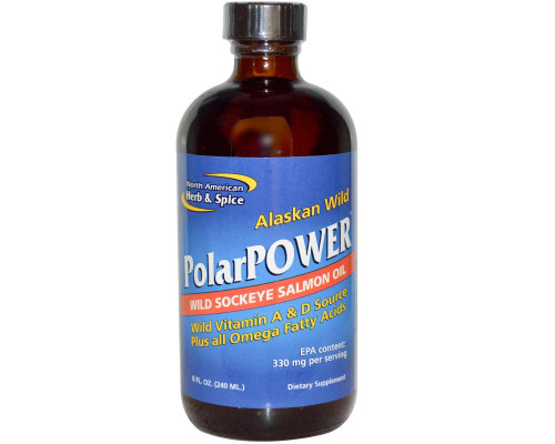 North American Herb & Spice Co., PolarPower рыбий жир из аляскинского дикого лосося (нерки), 8 жидких унций (240 мл) North American Herb & Spice Co., PolarPower рыбий жир из аляскинского дикого лосося (нерки), 8 жидких унций (240 мл)