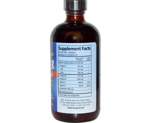 North American Herb & Spice Co., PolarPower рыбий жир из аляскинского дикого лосося (нерки), 8 жидких унций (240 мл) North American Herb & Spice Co., PolarPower рыбий жир из аляскинского дикого лосося (нерки), 8 жидких унций (240 мл)
