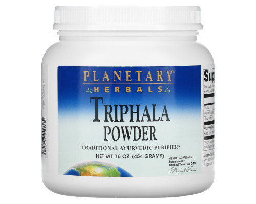 Planetary Herbals, "Трифала", порошок, 16 унций (454 г) Planetary Herbals, "Трифала", порошок, 16 унций (454 г)