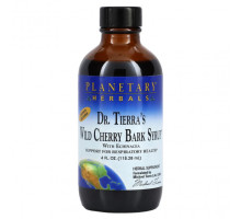 Растительные экстракты и настойки Planetary Herbals, Dr. Tierra's сироп из коры дикой вишни, 118,28 мл (4 жидк. унции)
