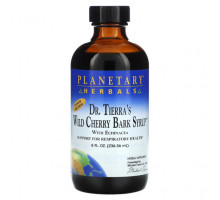Растительные экстракты и настойки Planetary Herbals, Веганский протеин от Dr. Tierra's сироп из коры дикой вишни, 236,56 мл (8 жидк. Унций)