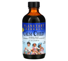 Planetary Herbals, Успокаивающее для детей, травяной сироп, 4 жидких унции (118.28 мл)