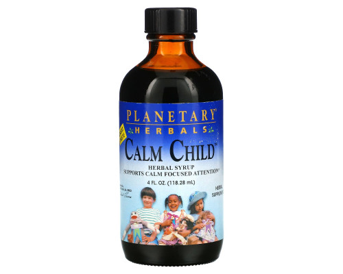 Planetary Herbals, Успокаивающее для детей, травяной сироп, 4 жидких унции (118.28 мл) Planetary Herbals, Успокаивающее для детей, травяной сироп, 4 жидких унции (118.28 мл)