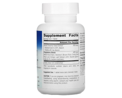 Planetary Herbals, Конский каштан, здоровье вен, 705 мг, 90 таблеток Planetary Herbals, Конский каштан, здоровье вен, 705 мг, 90 таблеток