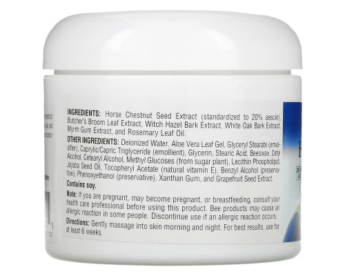 Planetary Herbals, Крем с конским каштаном, 4 унции (113,4 г) Planetary Herbals, Крем с конским каштаном, 4 унции (113,4 г)