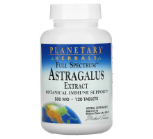 Planetary Herbals, Экстракт астрагала, полный спектр, 500 мг, 120 таблеток