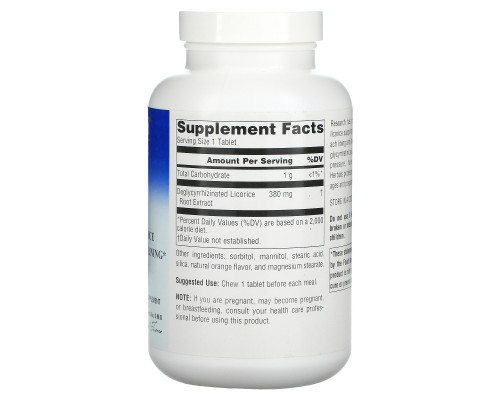 Planetary Herbals, DGL, деглицирризованная солодка, 200 жевательных таблеток