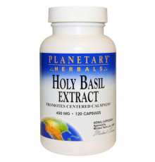 Planetary Herbals, Экстракт базилика священного, 450 мг, 120 капсул