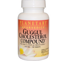 Planetary Herbals, Guggul Cholesterol Compound (состав с гуггулом против холестерина), 375 мг, 90 таблеток