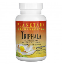 Planetary Herbals, Ayurvedics, Triphala, 1000 мг, 120 таблеток