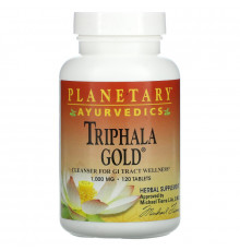 Planetary Herbals, Ayurvedics, Triphala Gold, 1000 мг, 120 таблеток