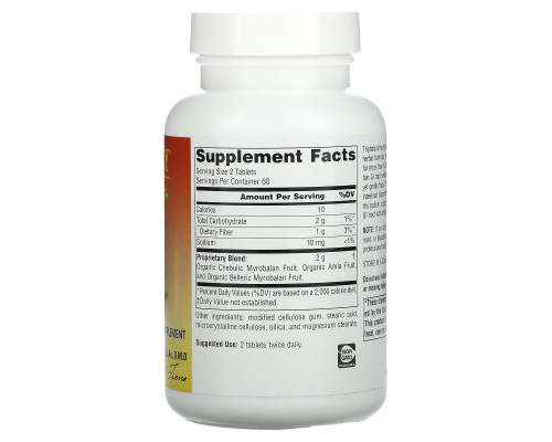 Planetary Herbals, Ayurvedics, Triphala Gold, 1000 мг, 120 таблеток Planetary Herbals, Ayurvedics, Triphala Gold, 1000 мг, 120 таблеток