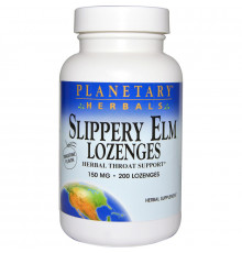 Planetary Herbals, Пастилки с вязом ржавым, мандариновый аромат, 150 мг, 200 пастилок