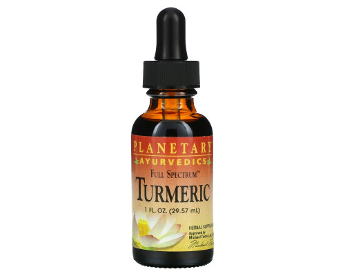 Planetary Herbals, Куркума, полный спектр, 1 жидк. унц. (29,57 мл) Planetary Herbals, Куркума, полный спектр, 1 жидк. унц. (29,57 мл)