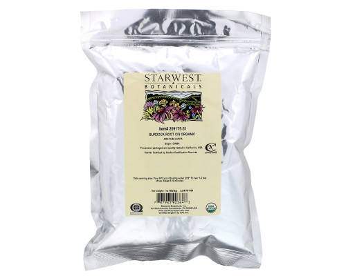 Starwest Botanicals Burdock Root C/S Organic 1 lb Starwest Botanicals Burdock Root C/S Organic 1 lb