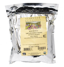 Starwest Botanicals Цельные ягоды боярышника Органические 1 фунт